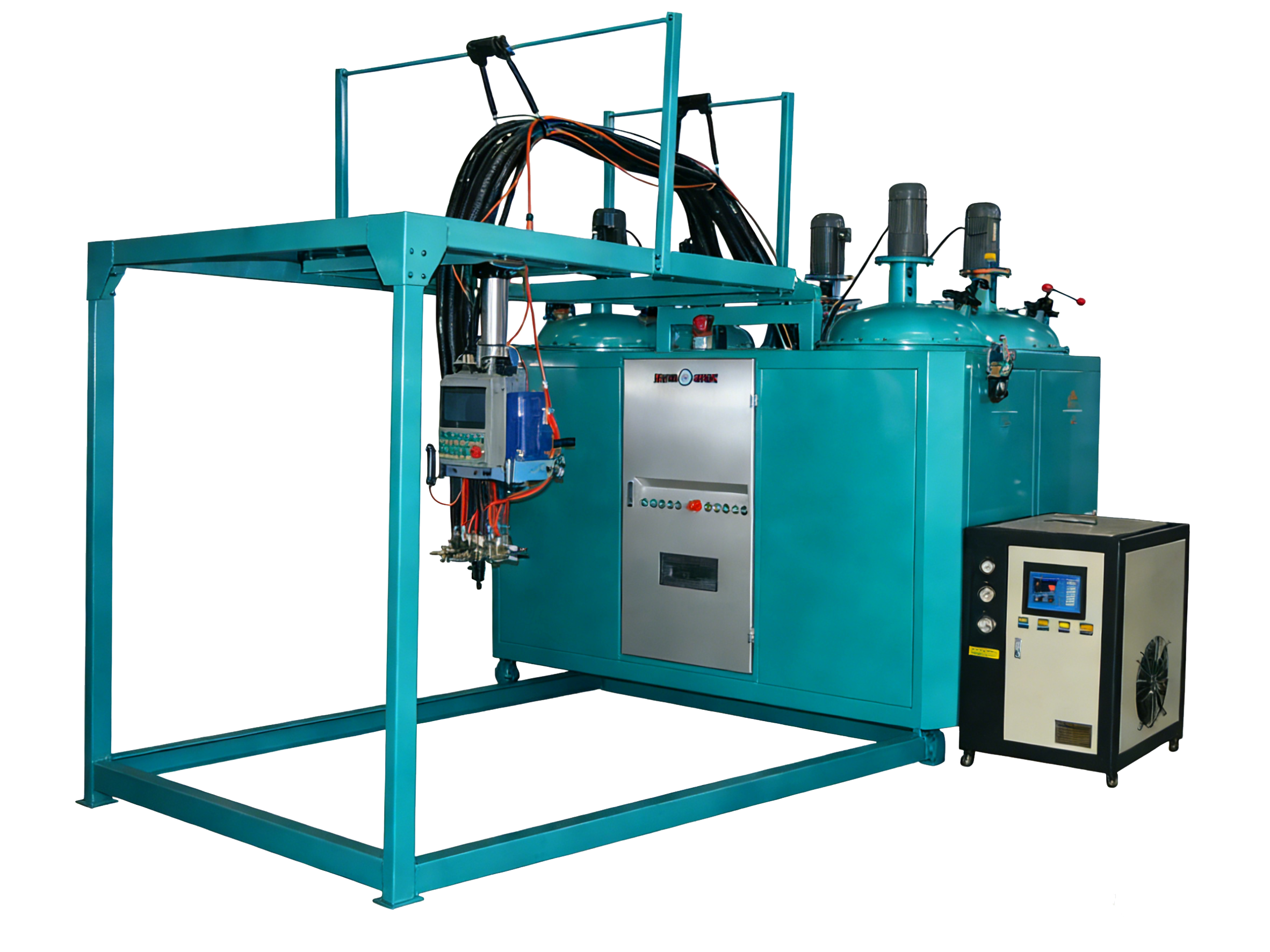 Dual Color Dual Density Polyurethane Pouring Machine