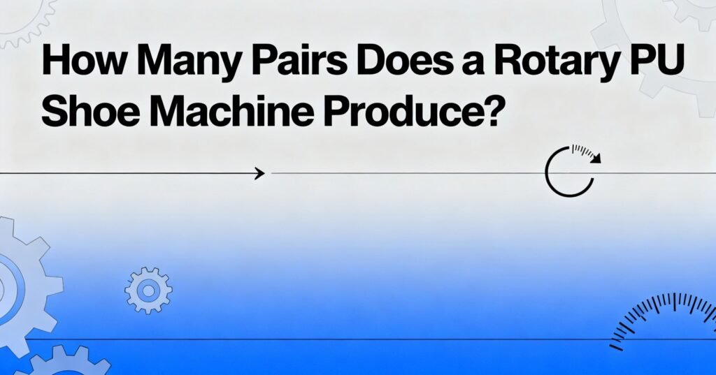 Rotary PU Shoe Machine