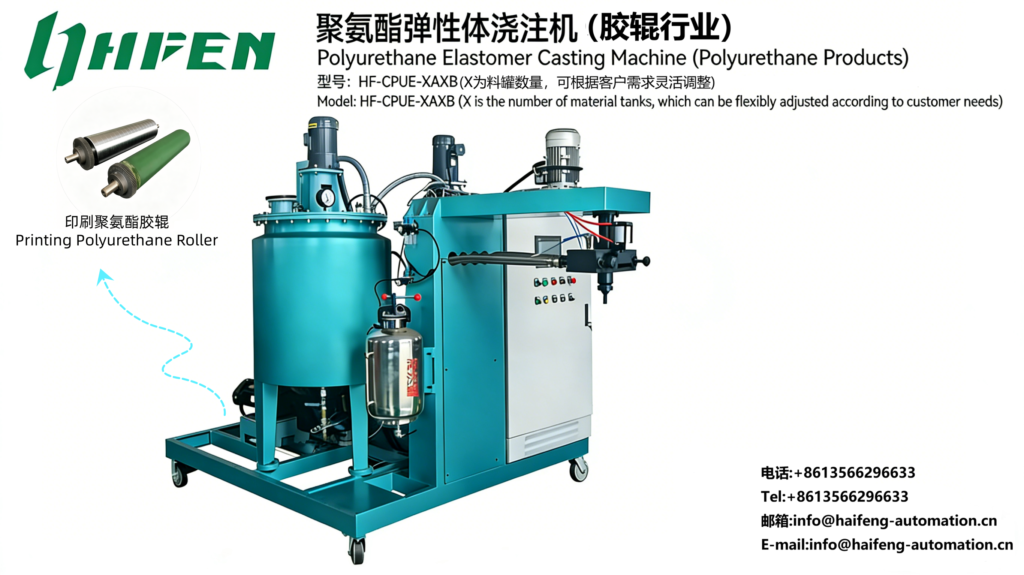 Polyurethane Elastomer Casting Machine For Printing Roller