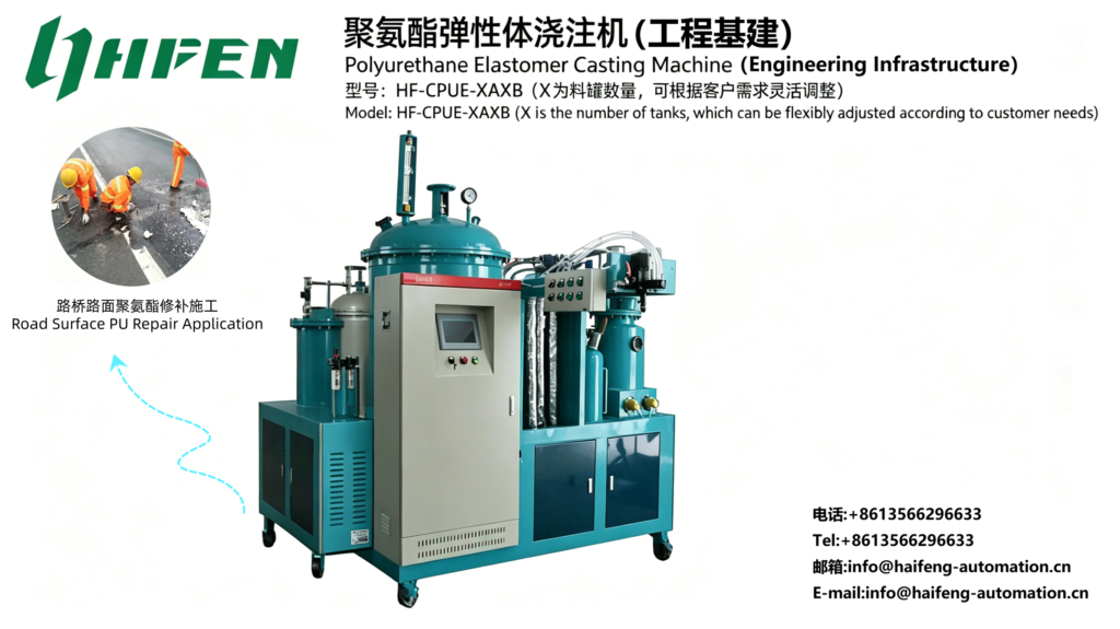 Polyurethane Elastomer Casting Machine For Bridge Engineering
