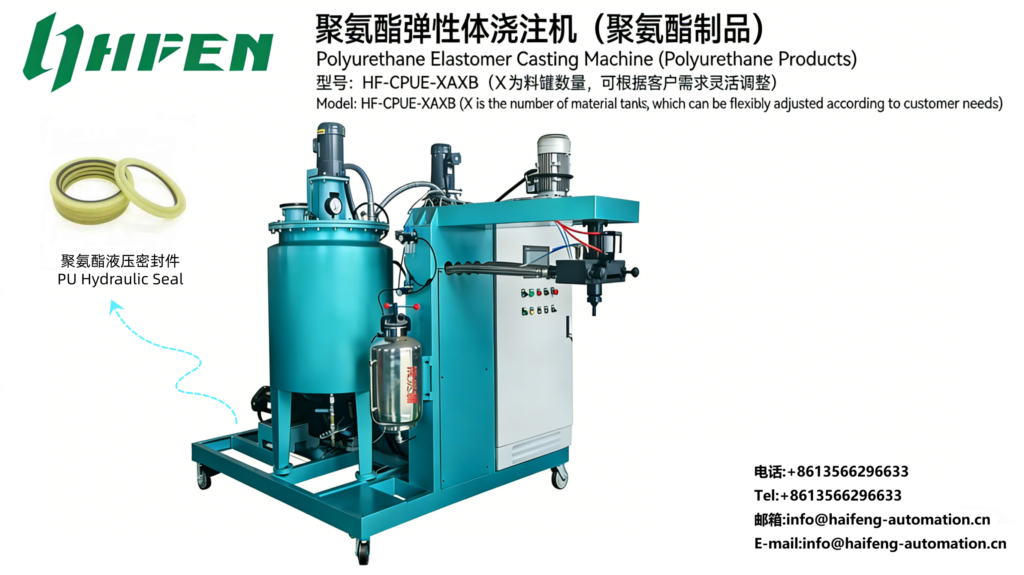 Polyurethane Elastomer Casting Machine For Hydraulic Seal