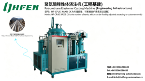 Polyurethane Elastomer Casting Machine For Railway Engineering