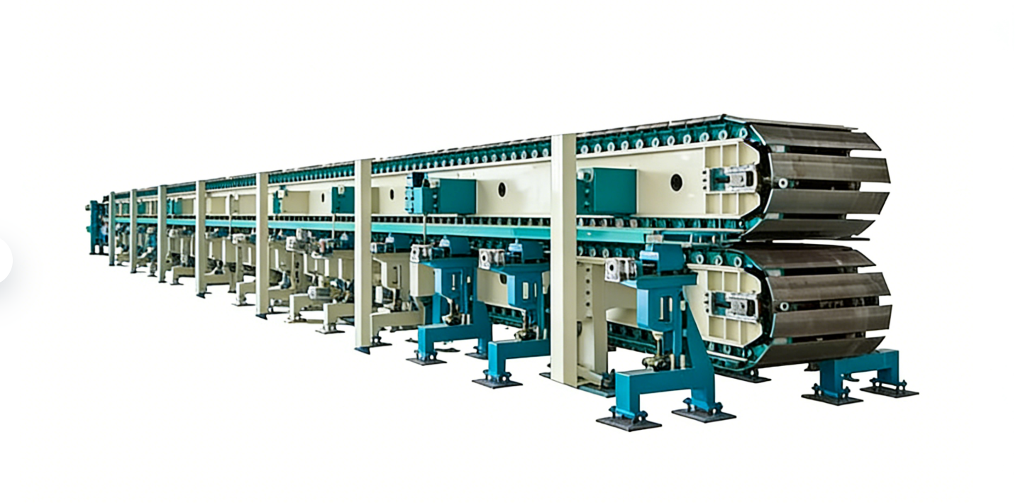 Heavy duty double belt press