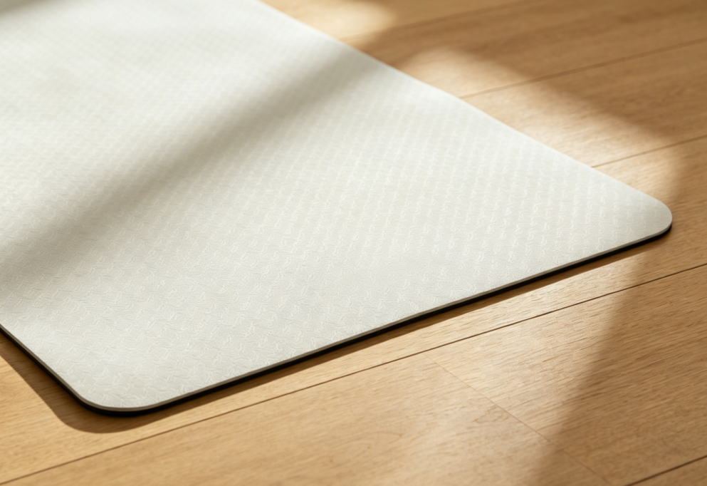 Color block PU yoga mat product