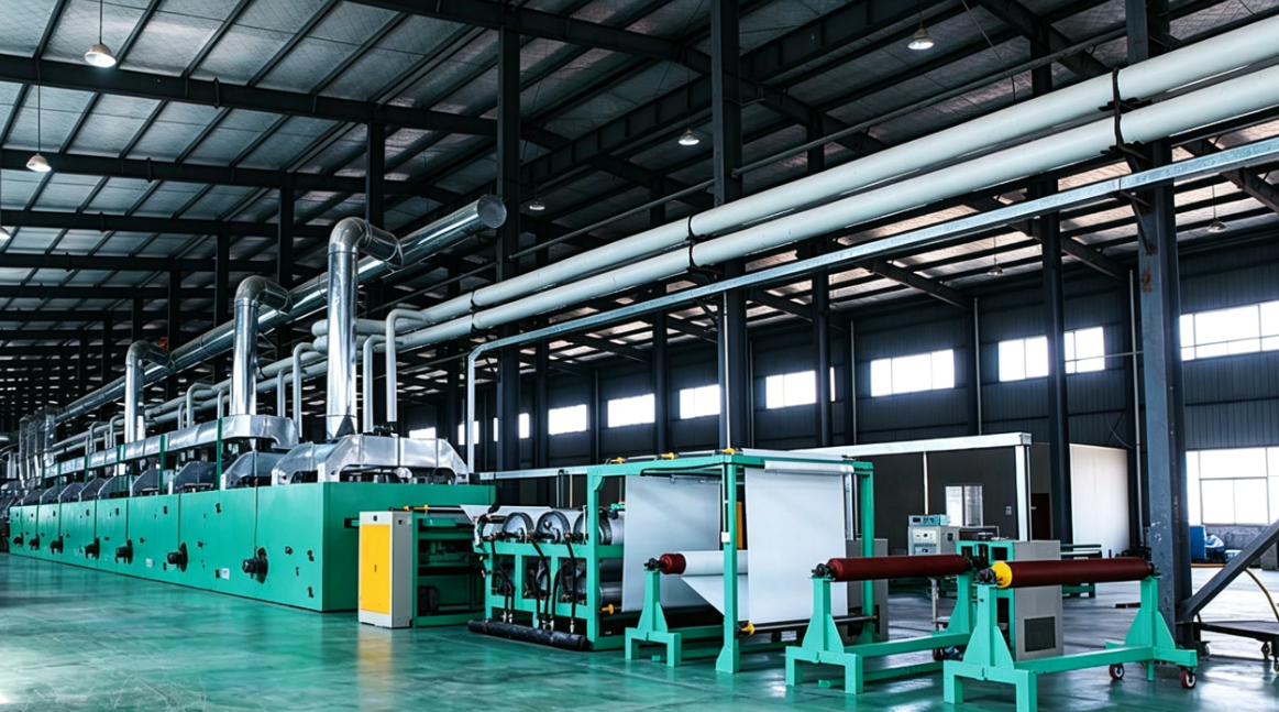 PU yoga mat wet process production flow