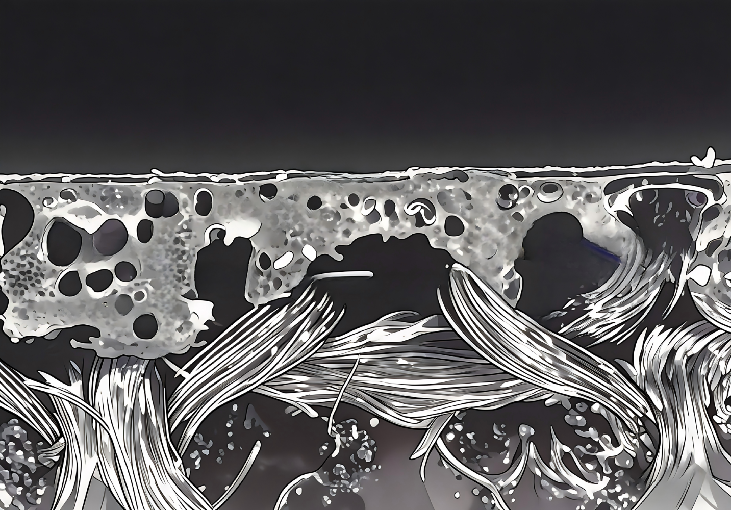 Chemical foaming process for solvent-free PU