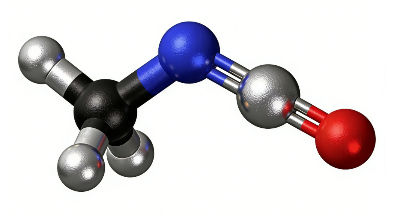Isocyanate chemical structure and reaction mechanism