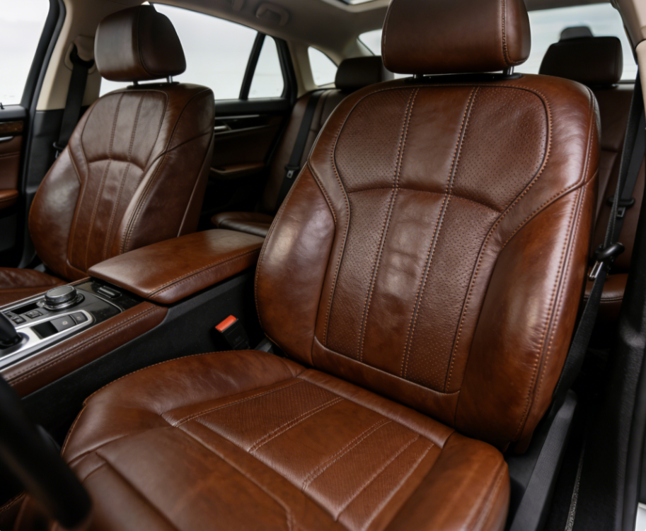 High-quality solvent-free PU automotive interior leather finished product