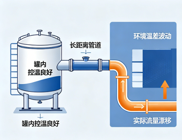 Open-loop viscosity drift risk diagram