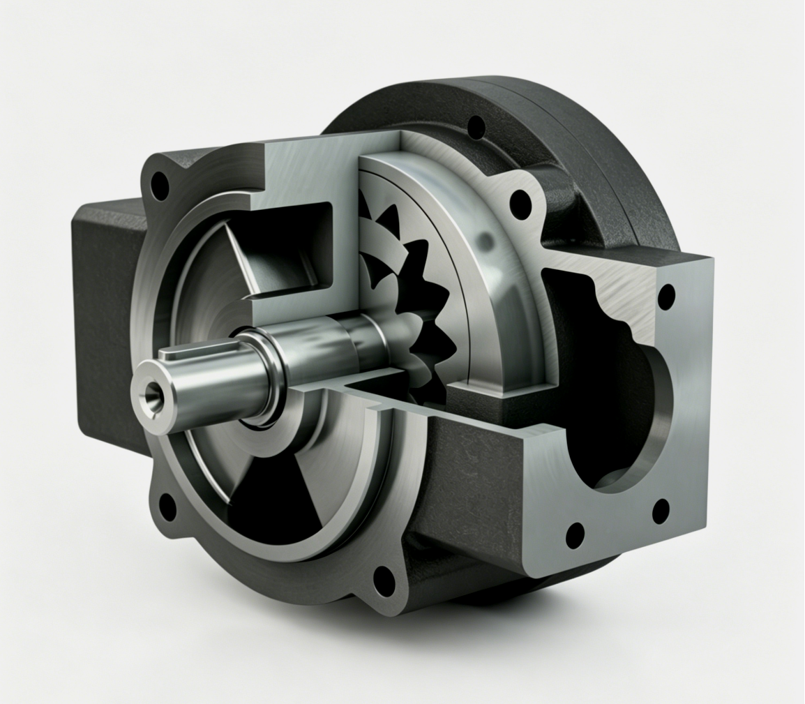 Traditional open gear pump