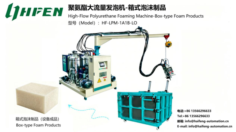 Haifeng HF-LPM-1A1B-LO High-Flow Box Block PU Foaming Machine
